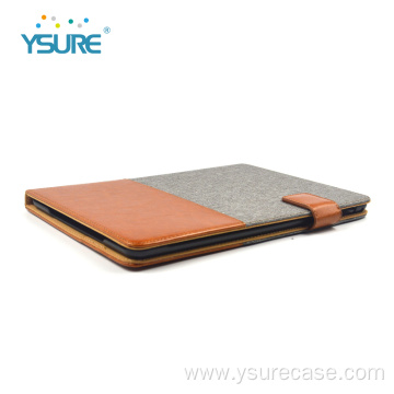 New Leather Color Block Dustproof Tablet Case